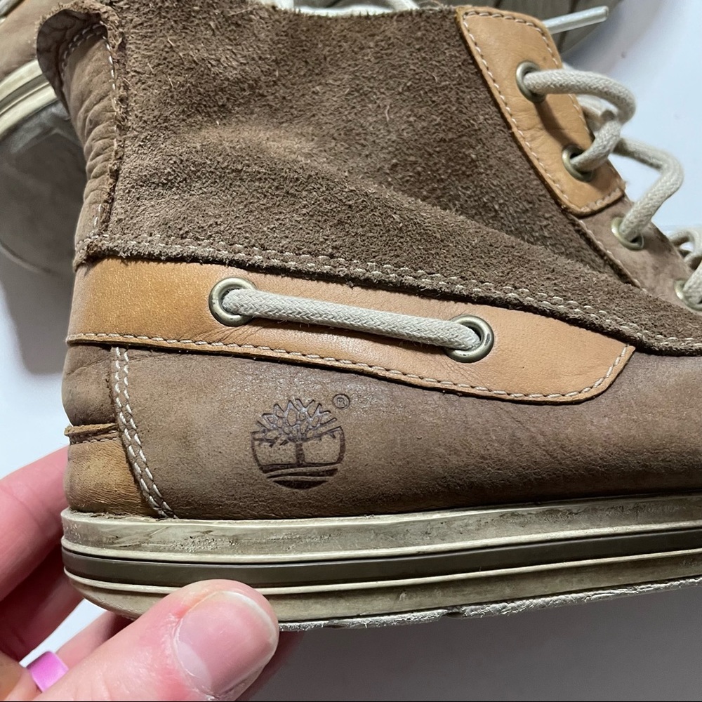 Timberland Earthkeepers Chukka High Top Casual Sneaker Shoes Designer Size 9.5 - Picture 8 of 12